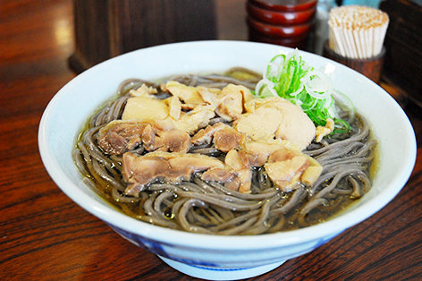 冷たい肉そば